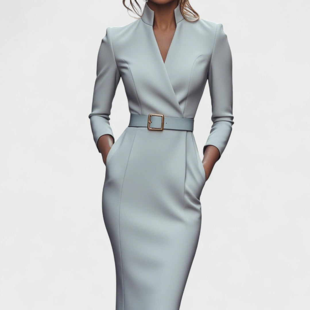 Seral™ Zwarte Elegante Jurk