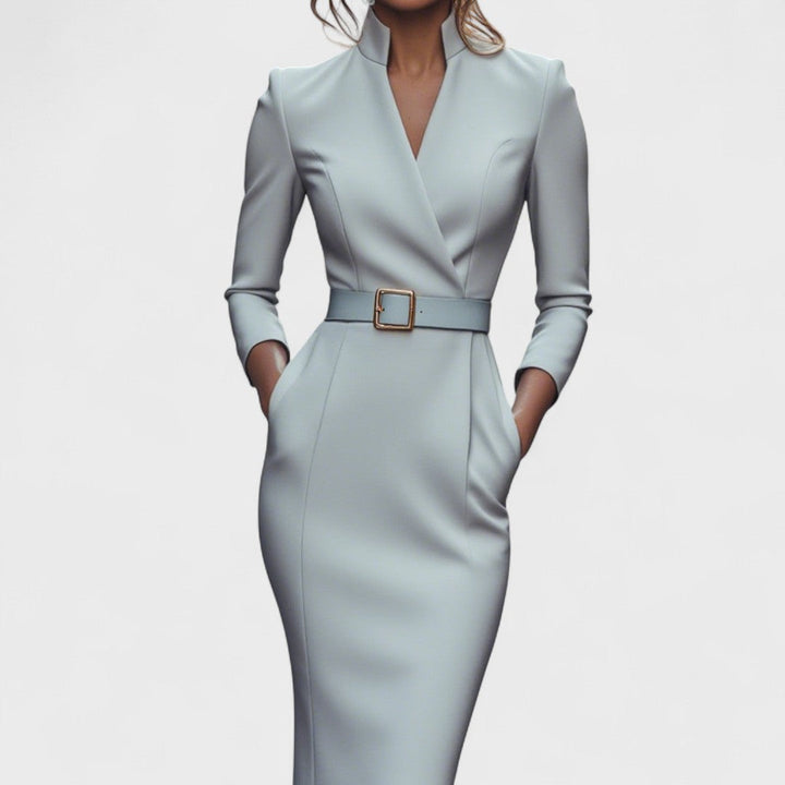 Seral™ Zwarte Elegante Jurk