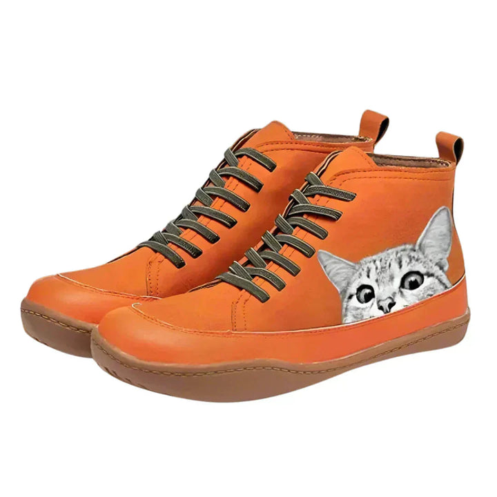 Thavriel™ enkelboots voor kattenliefhebbers