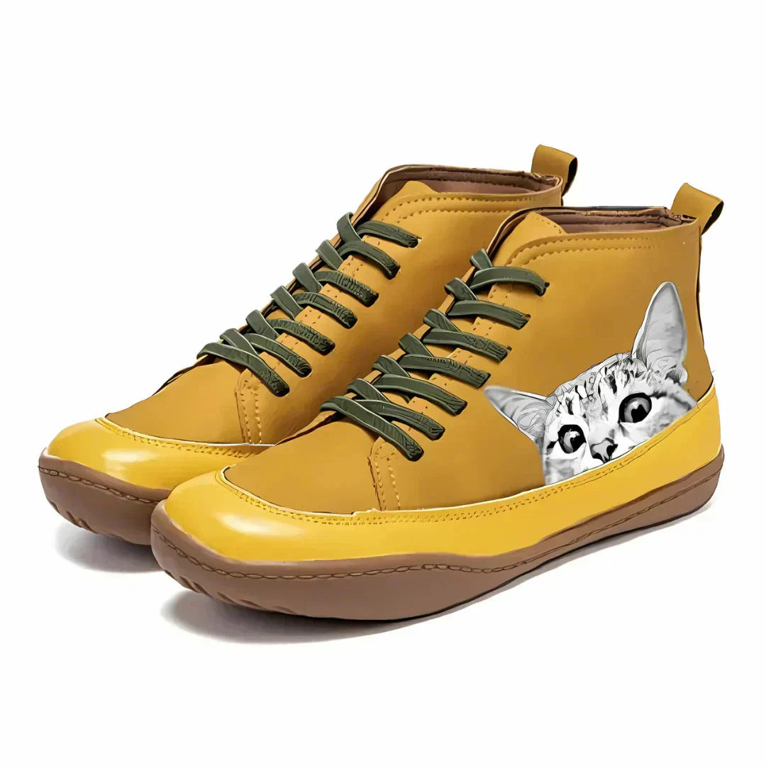 Thavriel™ enkelboots voor kattenliefhebbers