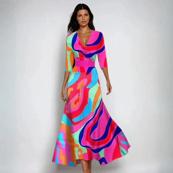Isabella™ Elegante Jurk met Mouwen
