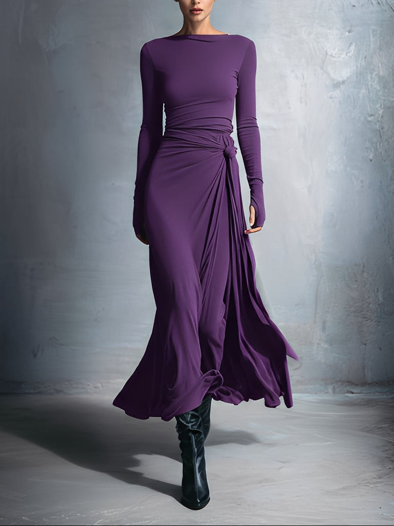 Mais™ Soepelvallende Maxi-jurk