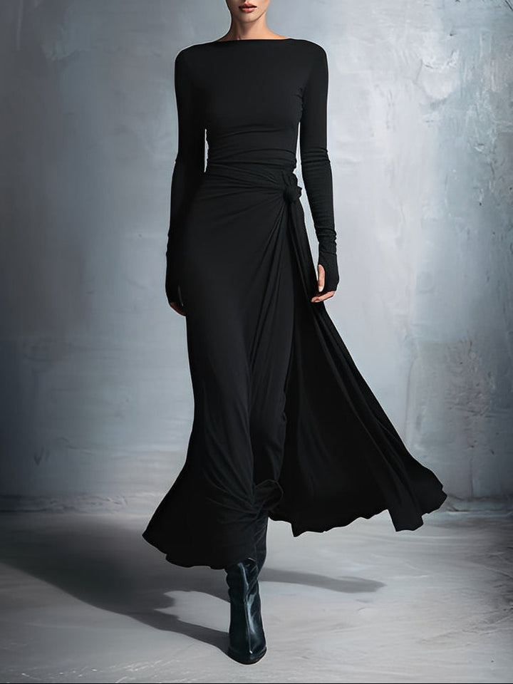 Mais™ Soepelvallende Maxi-jurk