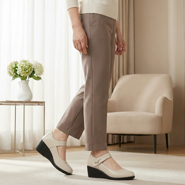 Lydora™ Comfortabele Schoenen met Middelhoge Hak