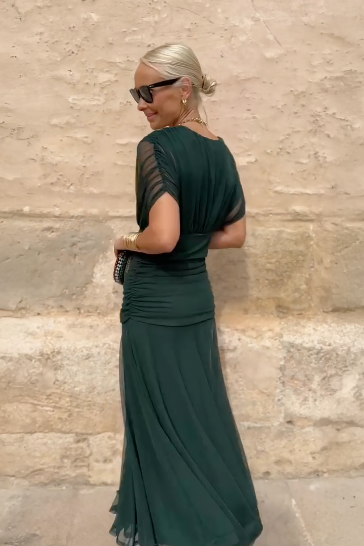 Fantelle™ feestmaxi met V-hals