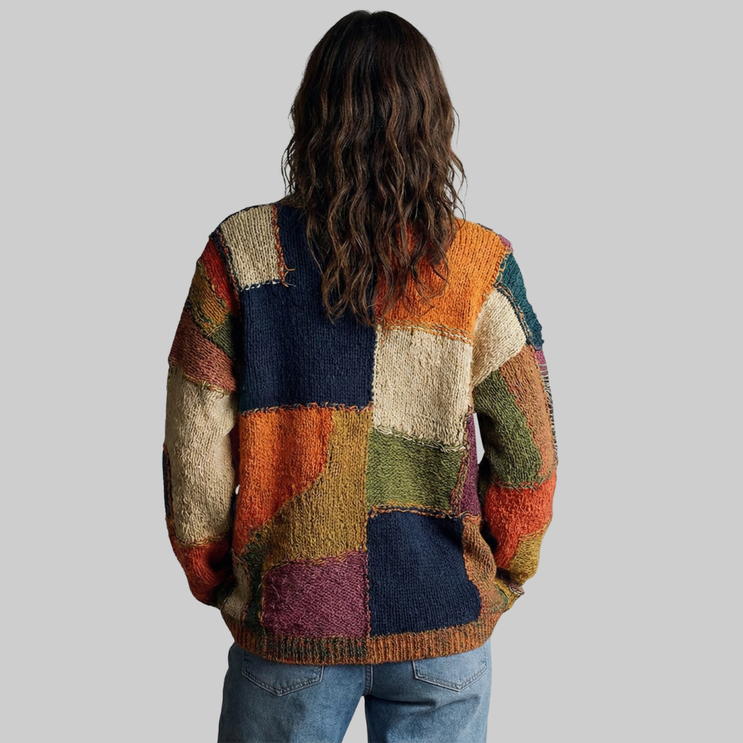 Zairon™ Artistieke Gebreide Top