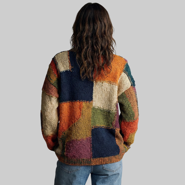 Zairon™ Artistieke Gebreide Top