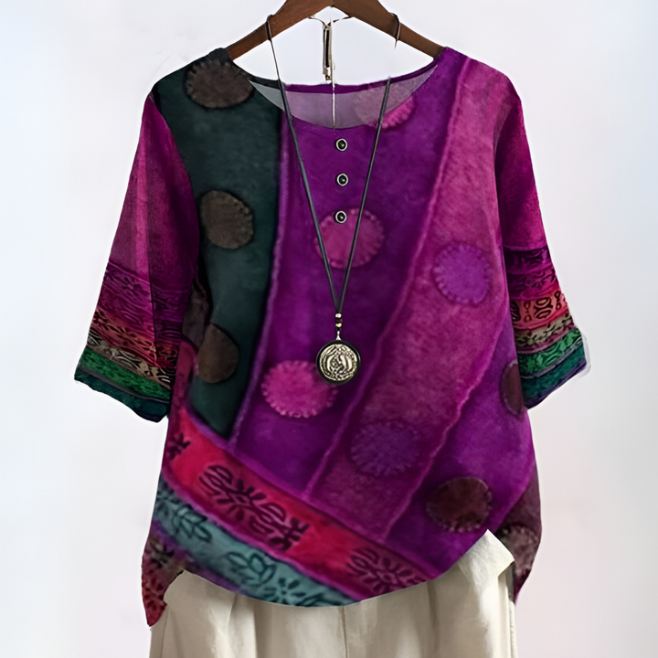 Marvella™ Boheemse V-hals Shirt