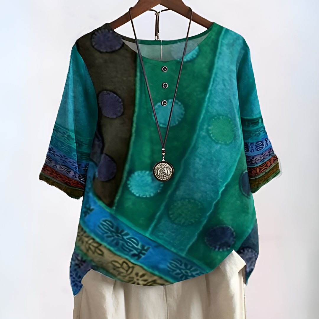 Marvella™ Boheemse V-hals Shirt