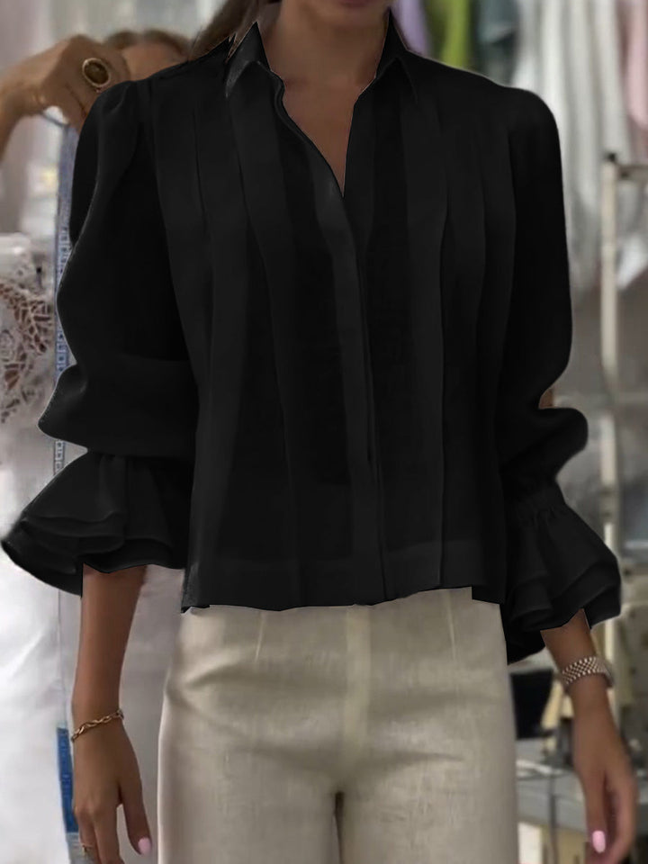 Orvianne™ blouse met plooien