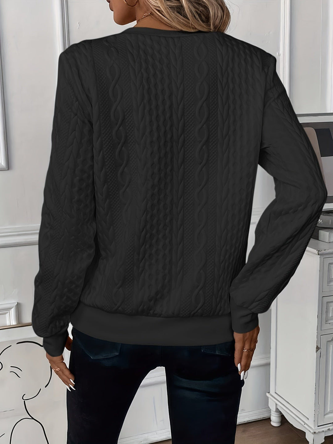 Marvik™ gebreide pullover met rits