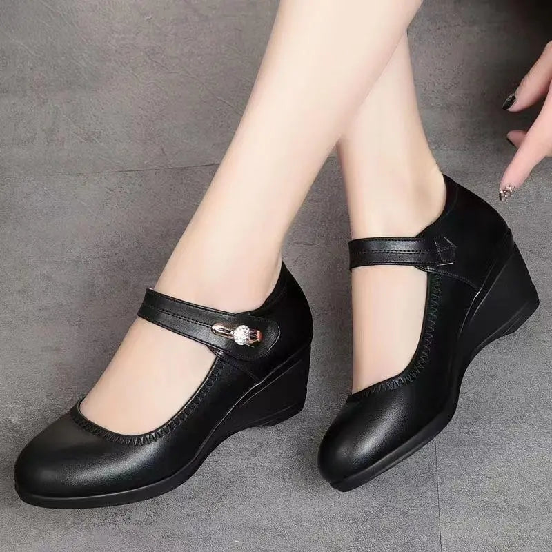 Lydora™ Comfortabele Schoenen met Middelhoge Hak