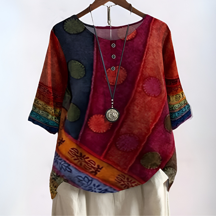Marvella™ Boheemse V-hals Shirt