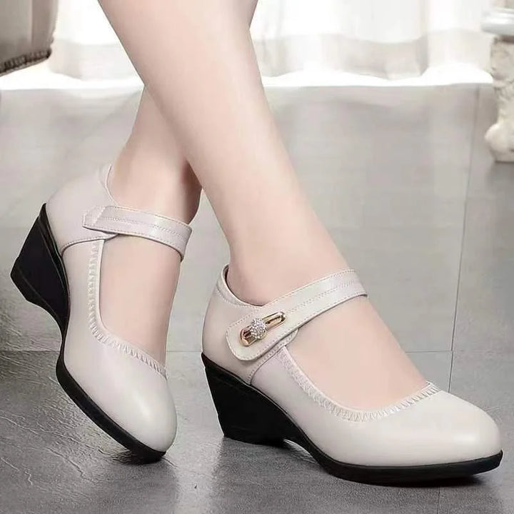 Lydora™ Comfortabele Schoenen met Middelhoge Hak