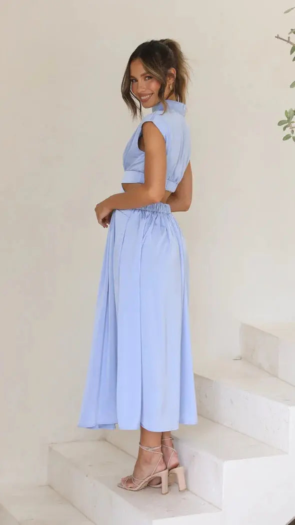 Adina™ zomerjurk met eenvoudig design