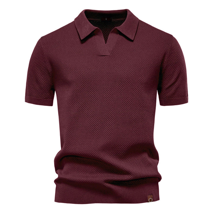 Borean™ Klassieke Polo met Textuur