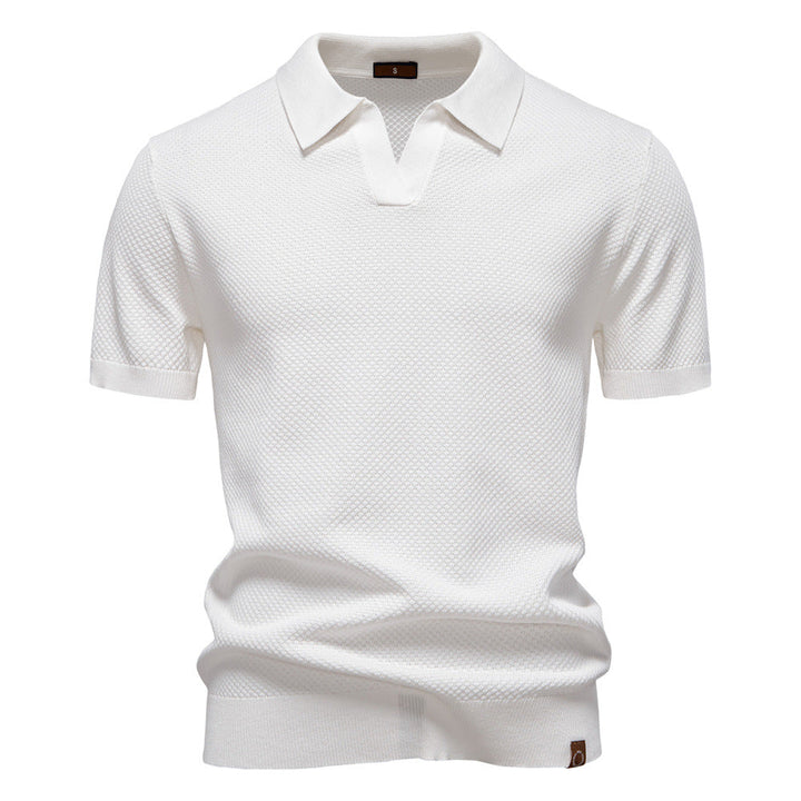 Borean™ Klassieke Polo met Textuur