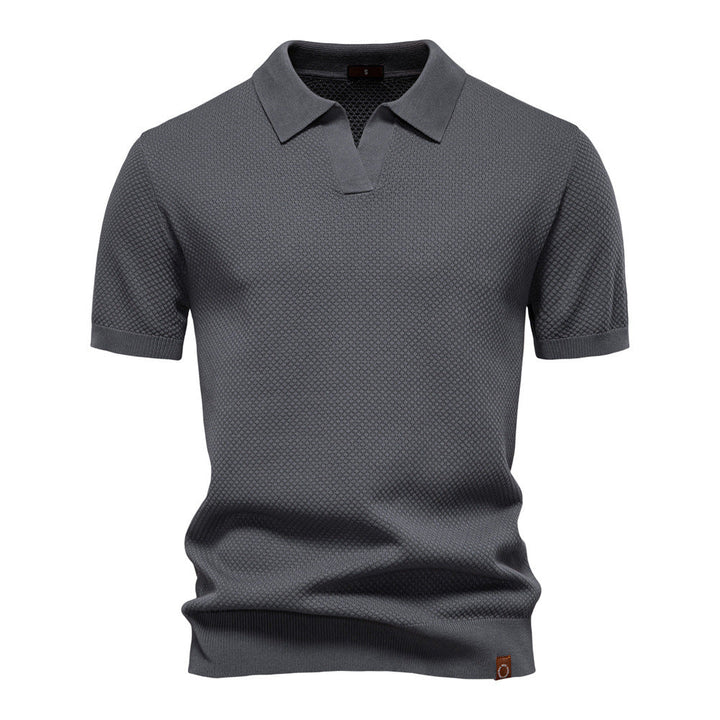 Borean™ Klassieke Polo met Textuur