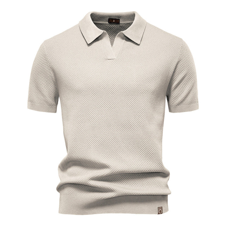 Borean™ Klassieke Polo met Textuur