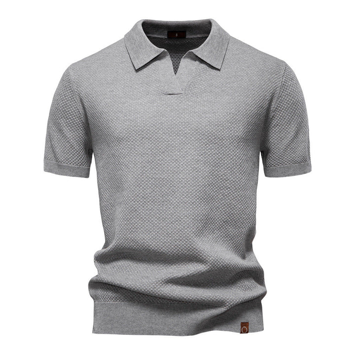 Borean™ Klassieke Polo met Textuur