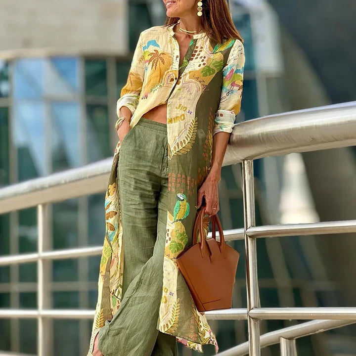 Caelis™ Elegante Tweedelige Set met Gecoördineerde Look