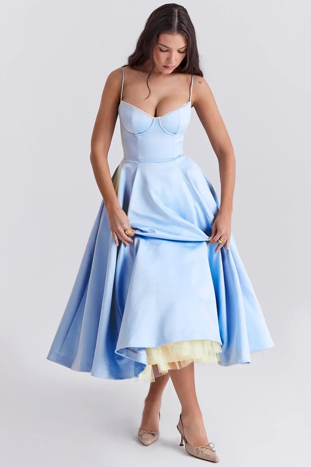 Cindy™ Delicate Midi-jurk