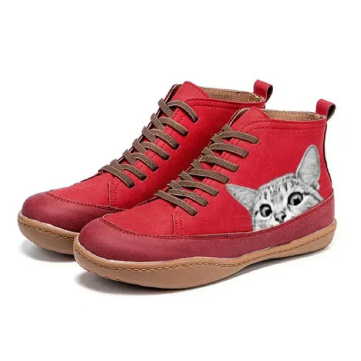 Thavriel™ enkelboots voor kattenliefhebbers