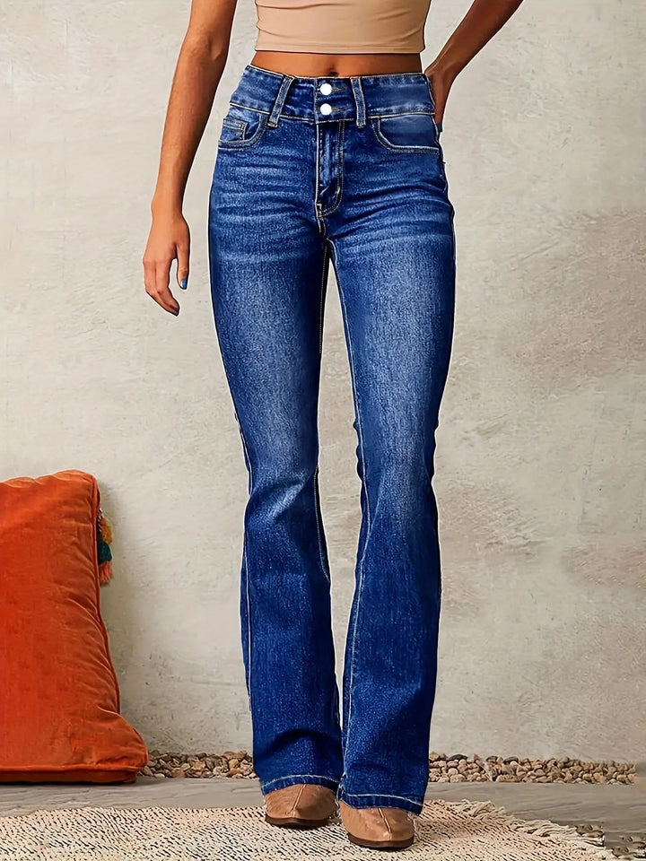 Esra™ Flared Jeans Met Hoge Taille