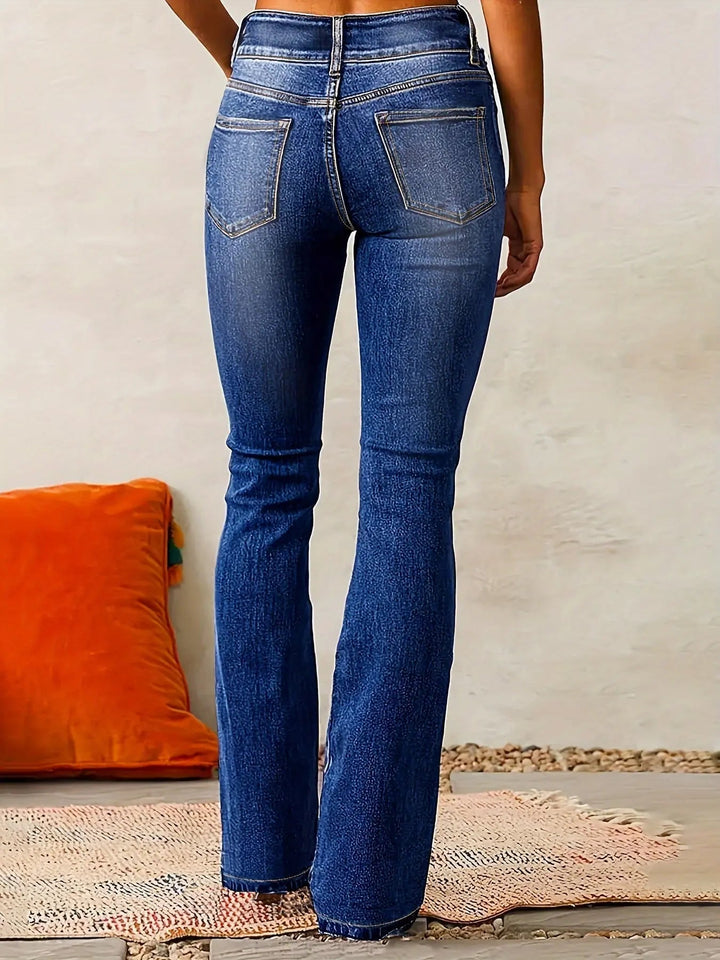 Esra™ Flared Jeans Met Hoge Taille