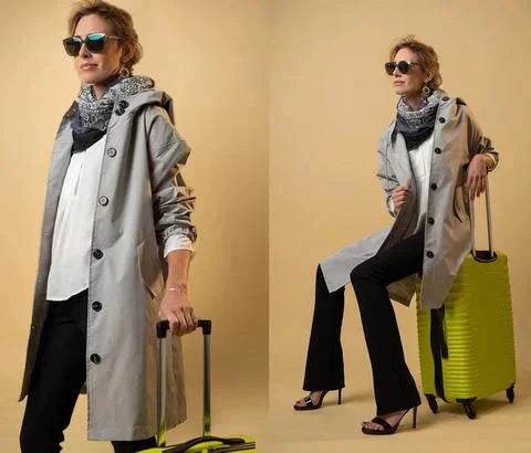 Fenaris™ klassieke trenchcoat met ceintuur