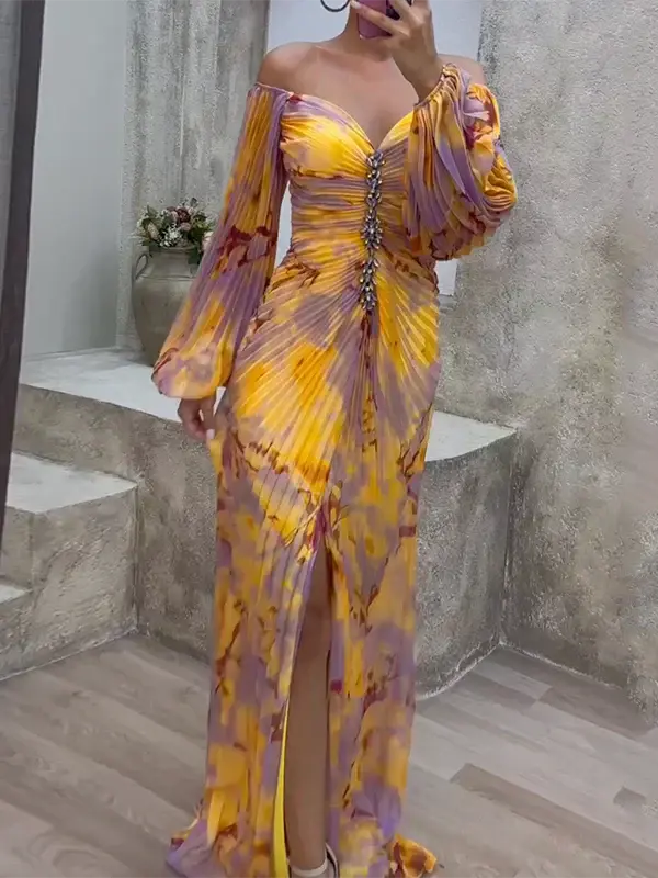 Glorina™ Strappy Jurk in Vrouwelijke Stijl