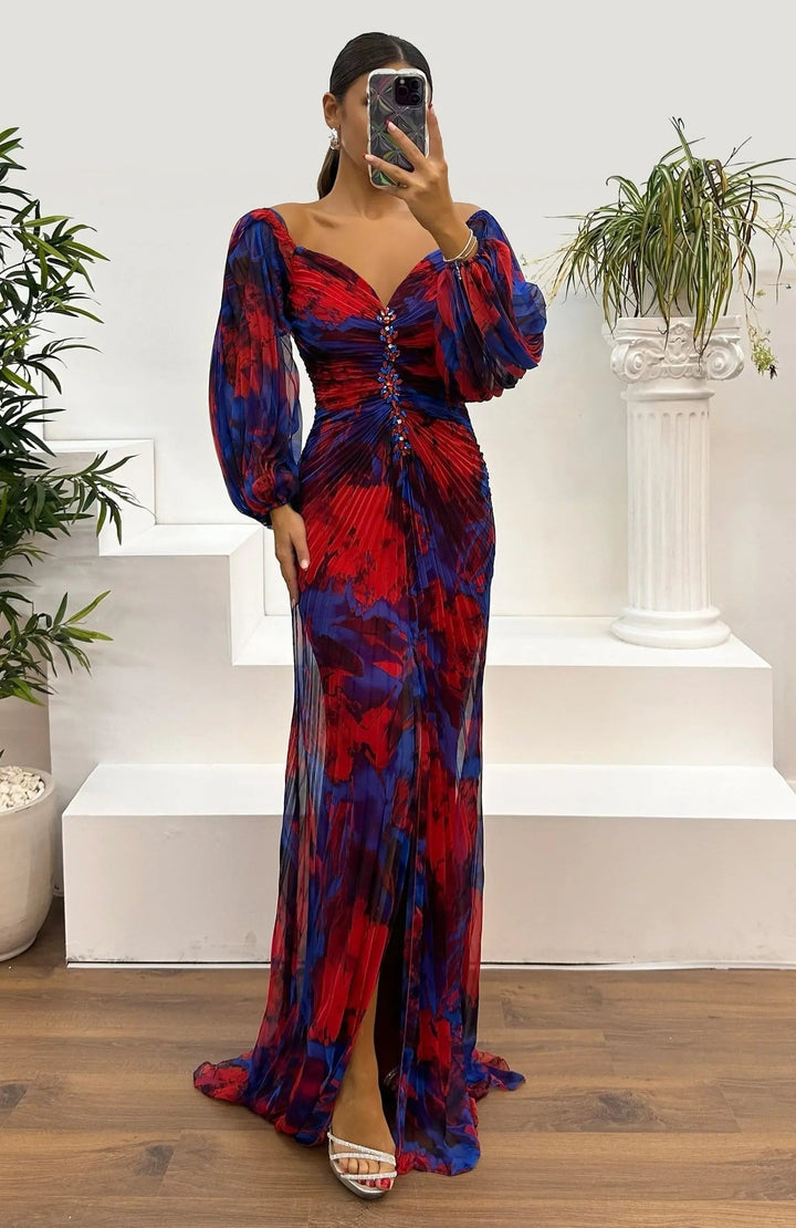 Glorina™ Strappy Jurk in Vrouwelijke Stijl