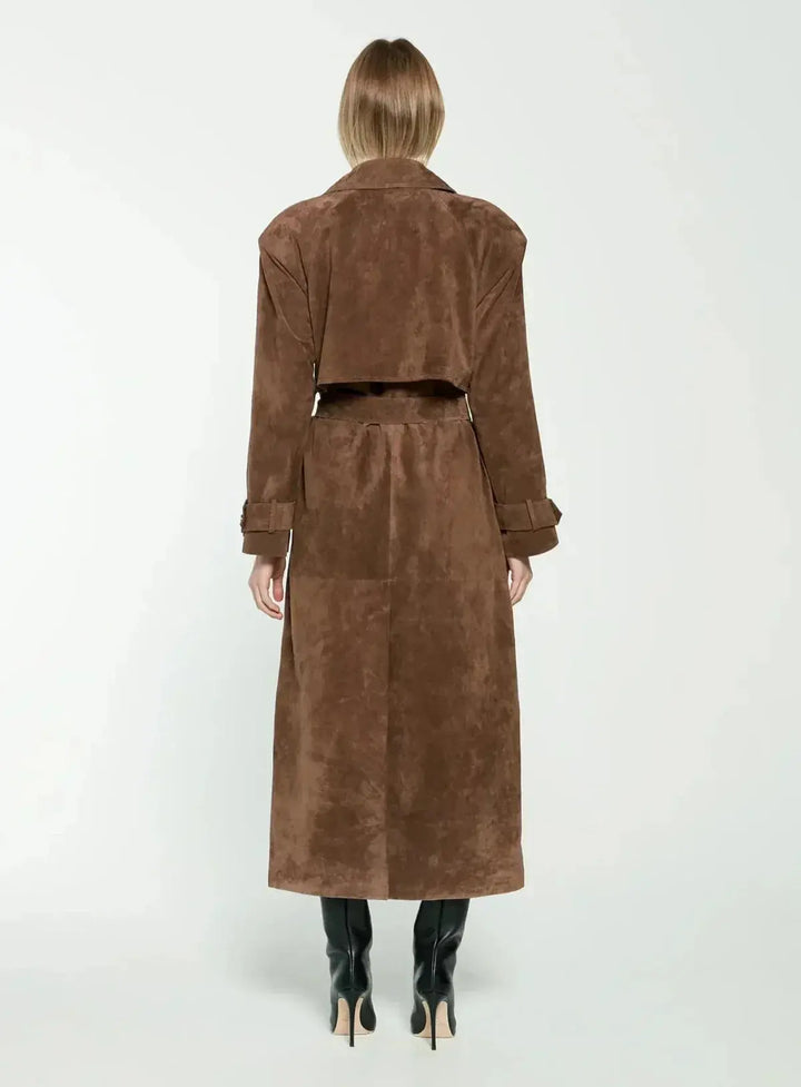 Hellen™ suède jas met stijl