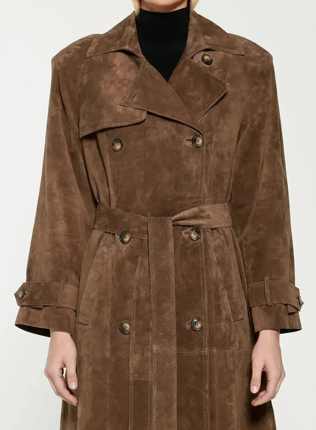 Hellen™ suède jas met stijl
