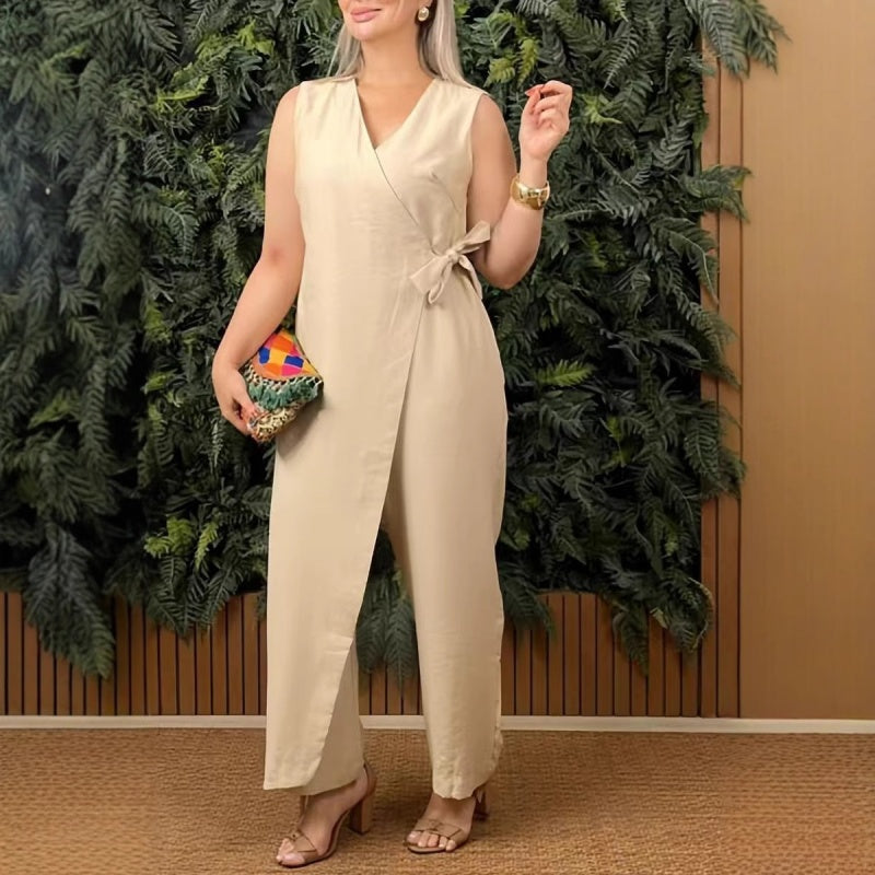 Kiora™ casual jumpsuit met V-hals