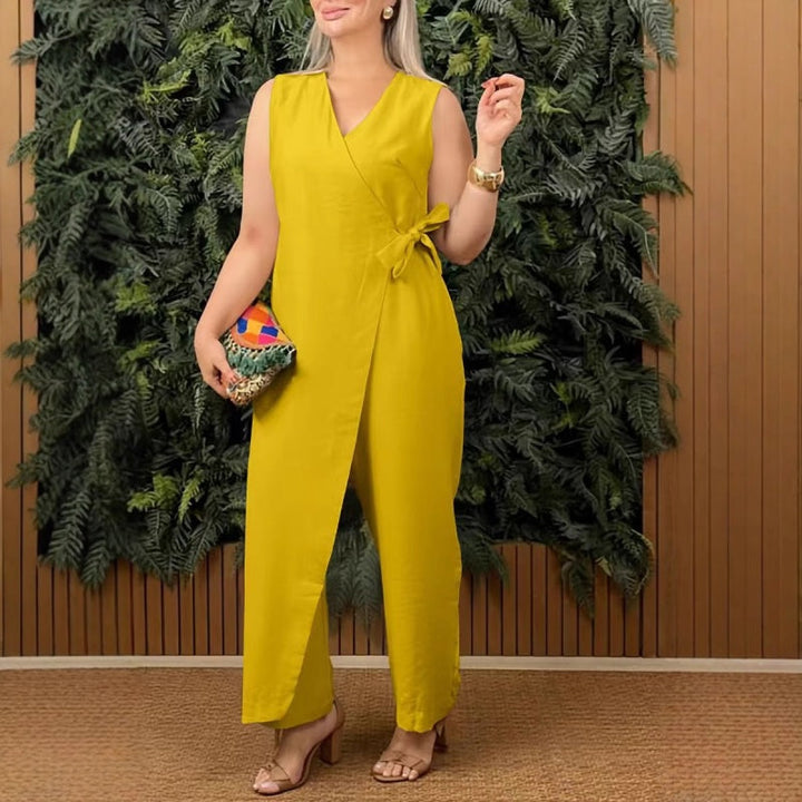Kiora™ casual jumpsuit met V-hals