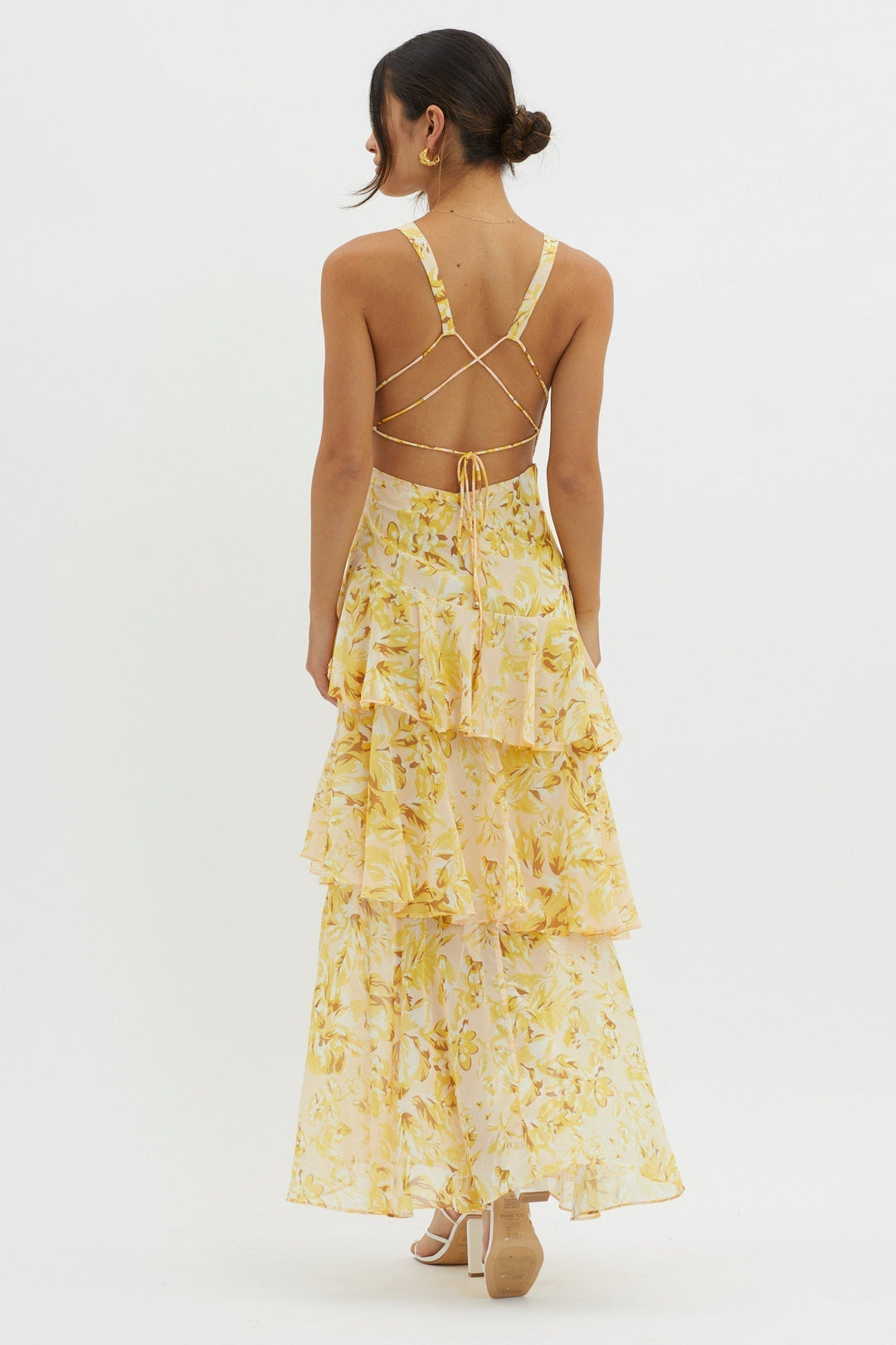 Lenora™ midi-jurk met bloemenprint