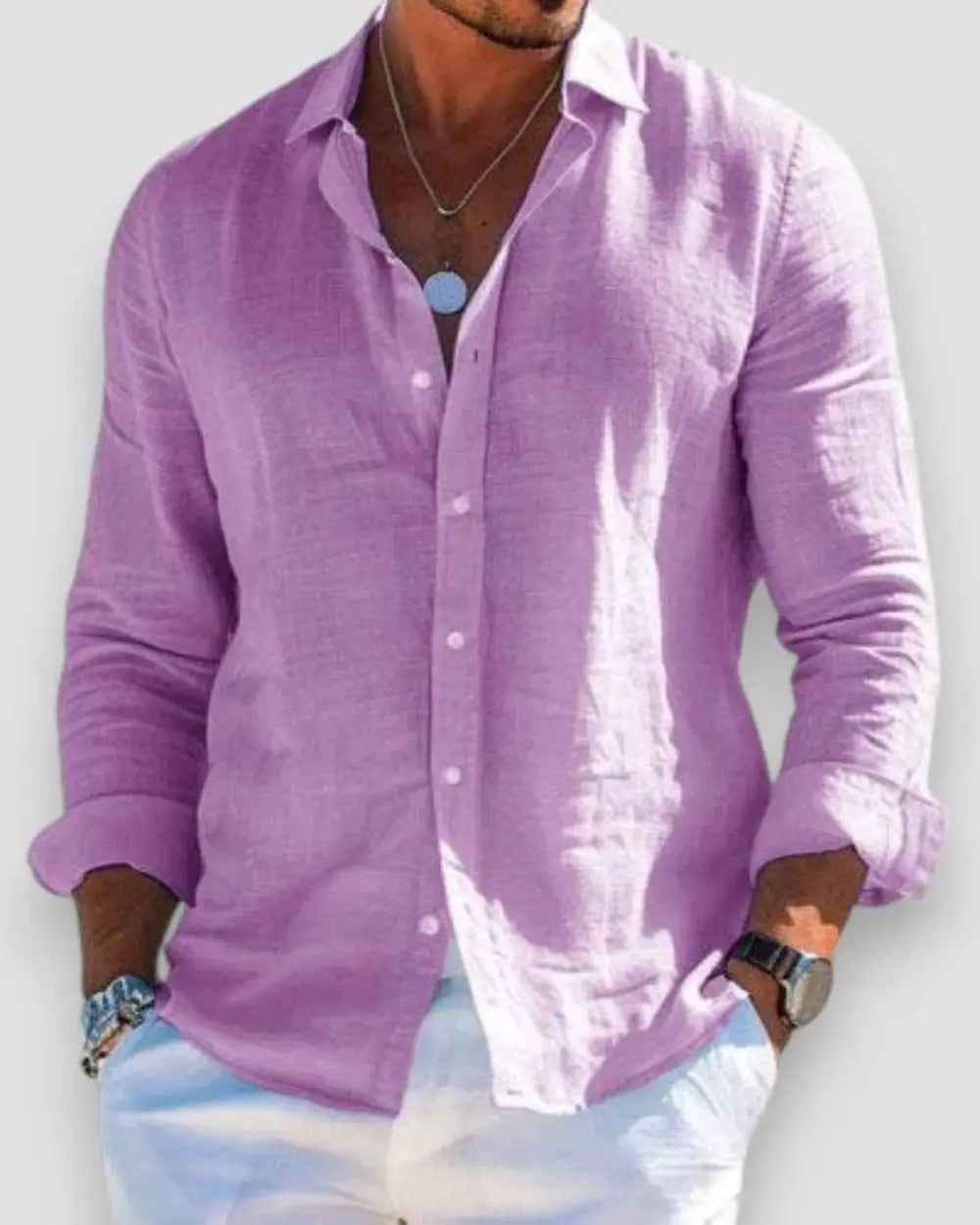 Lio™ Modern Casual Herenoverhemd