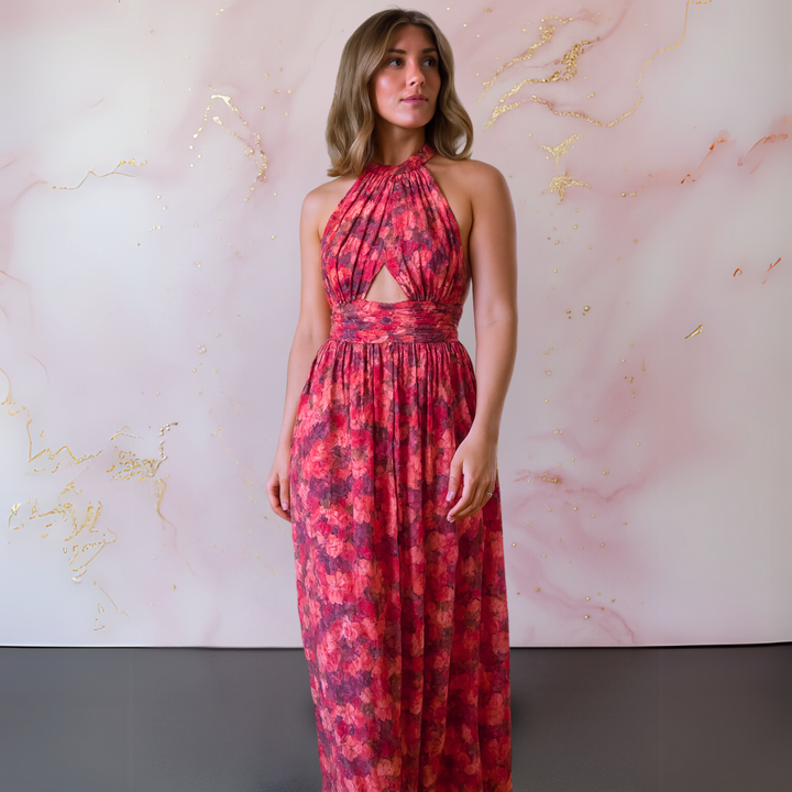 Lumina™ jurk met elegante bloemenprint