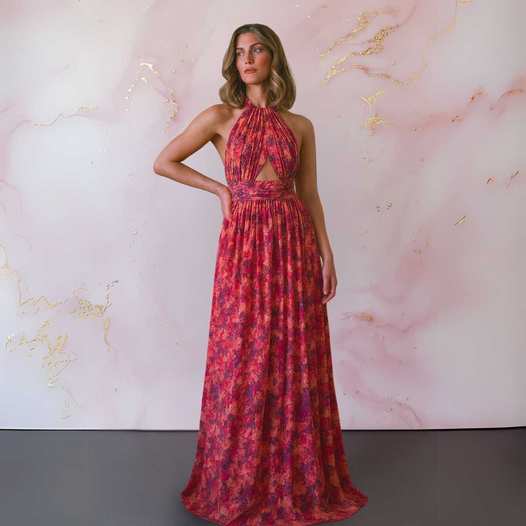 Lumina™ jurk met elegante bloemenprint