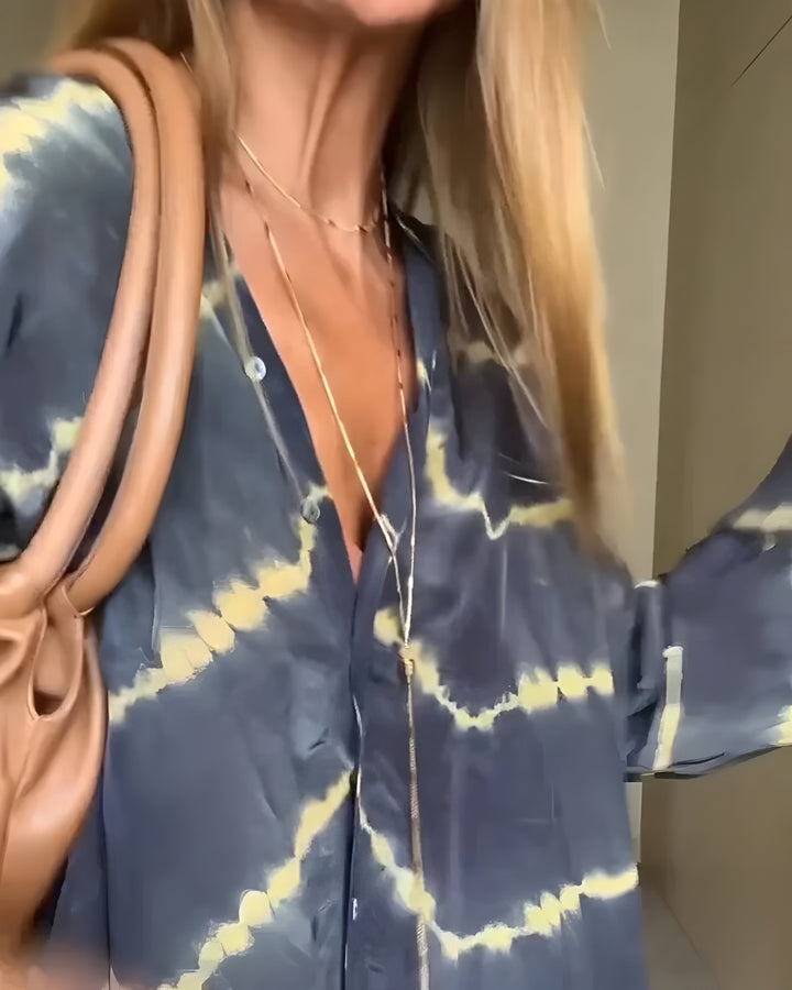 Maly™ Gestreept Maxi Boho Jurk