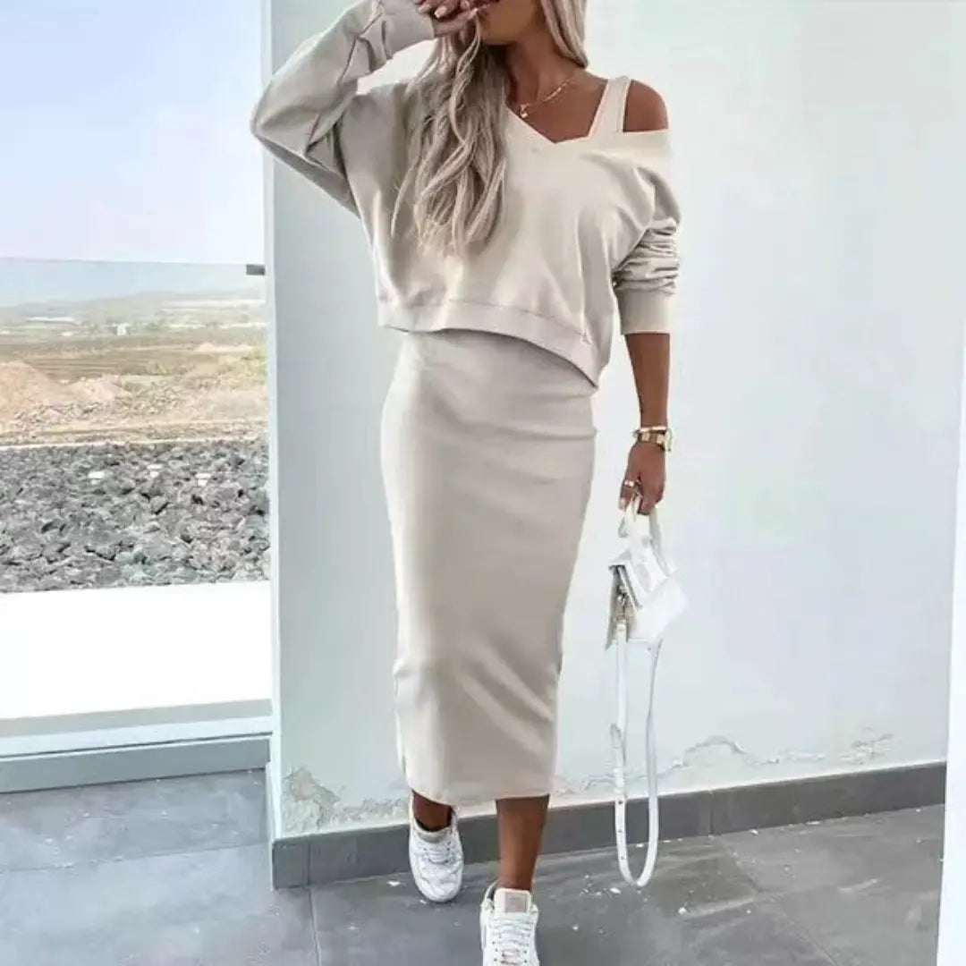 Mirela™ Tweedelige Off-Shoulder Set