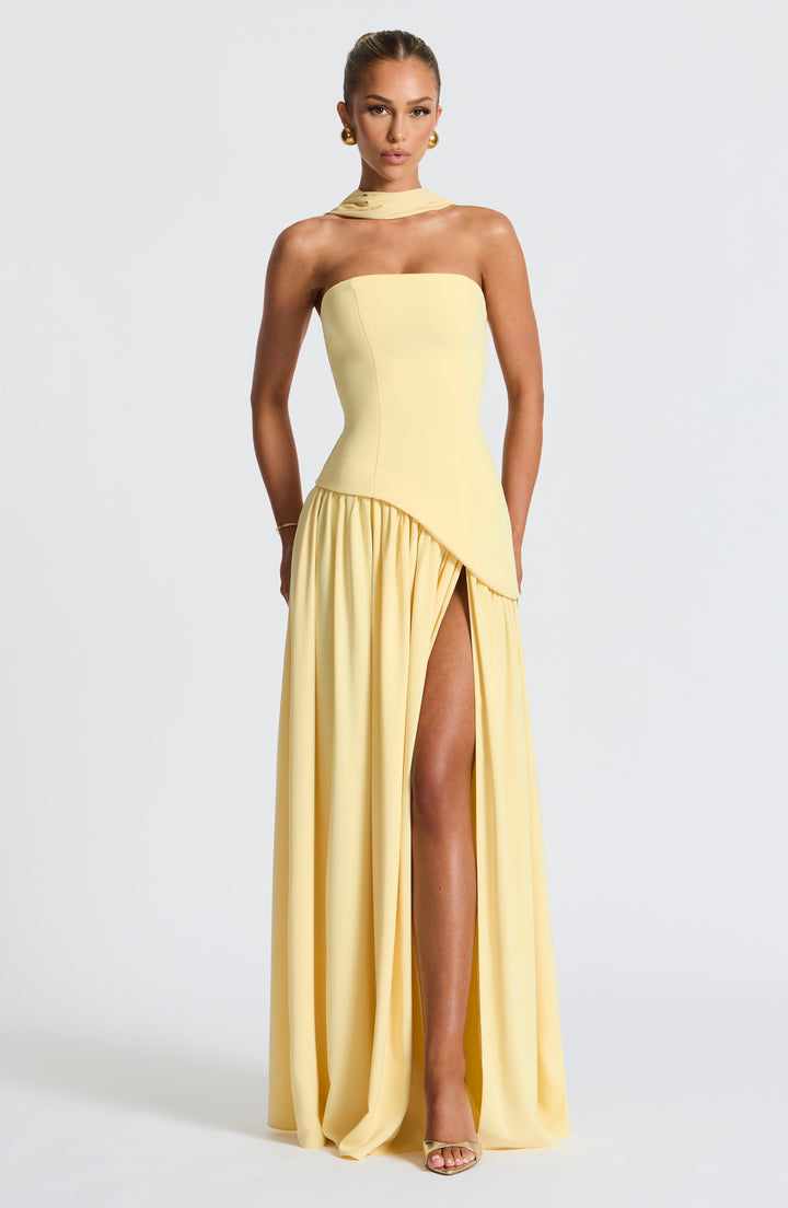 Nerina™ Maxi-jurk met ruches
