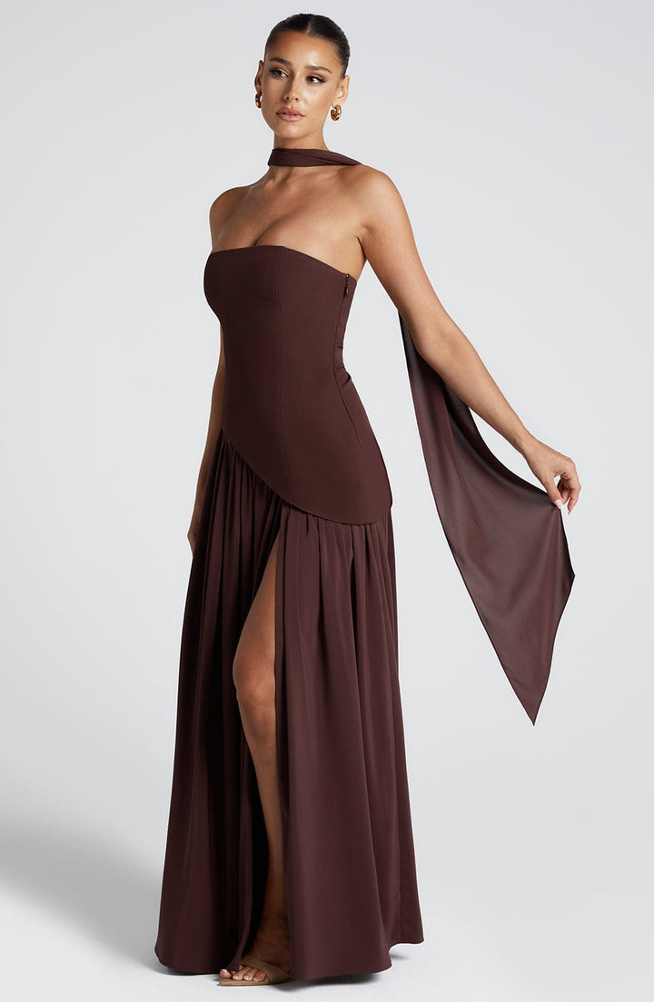 Nerina™ Maxi-jurk met ruches