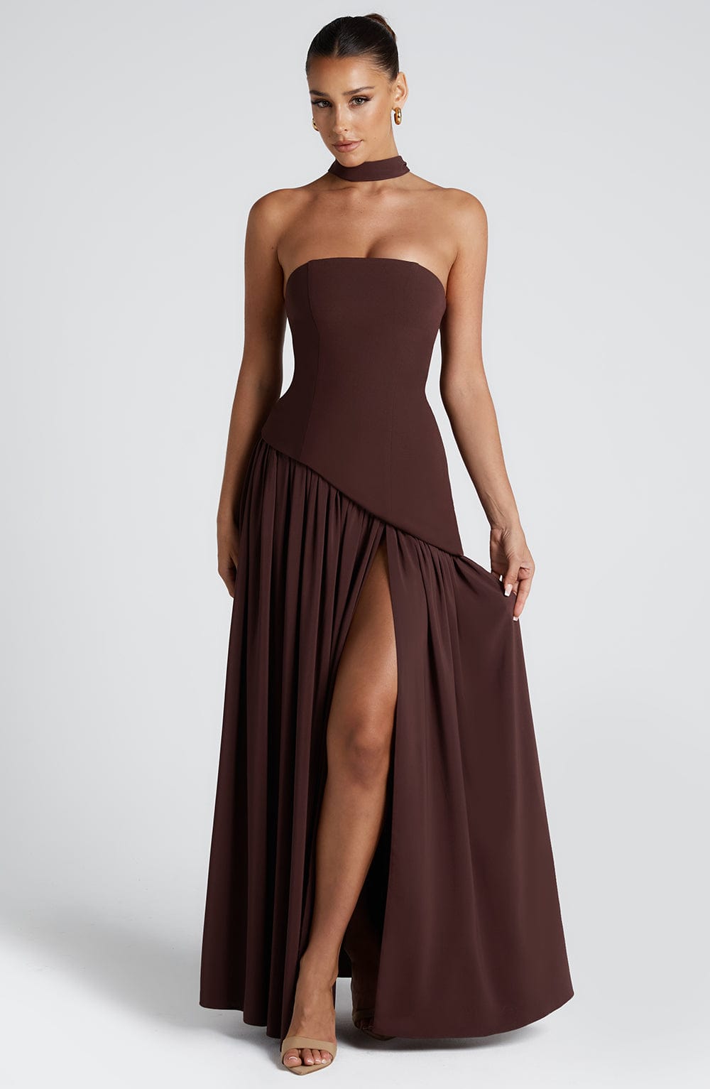 Nerina™ Maxi-jurk met ruches