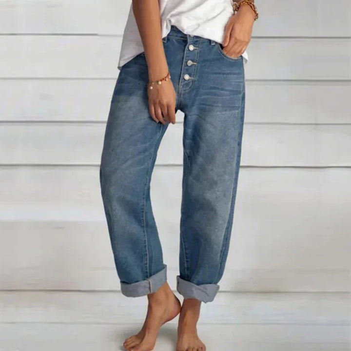 Tovik™ Jeans met hoge taille