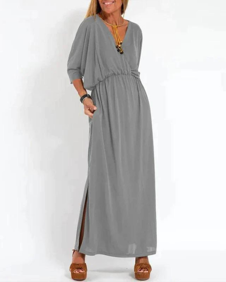 Odina™ Maxi-jurk in vintage-stijl