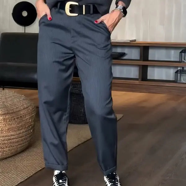 Ravea™ gestreepte nette broek