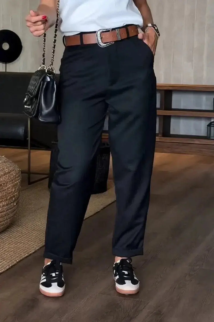 Ravea™ gestreepte nette broek