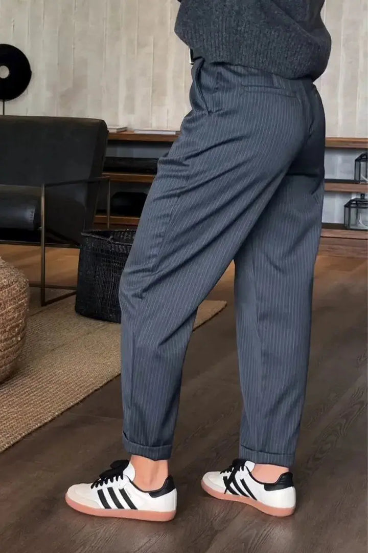 Ravea™ gestreepte nette broek